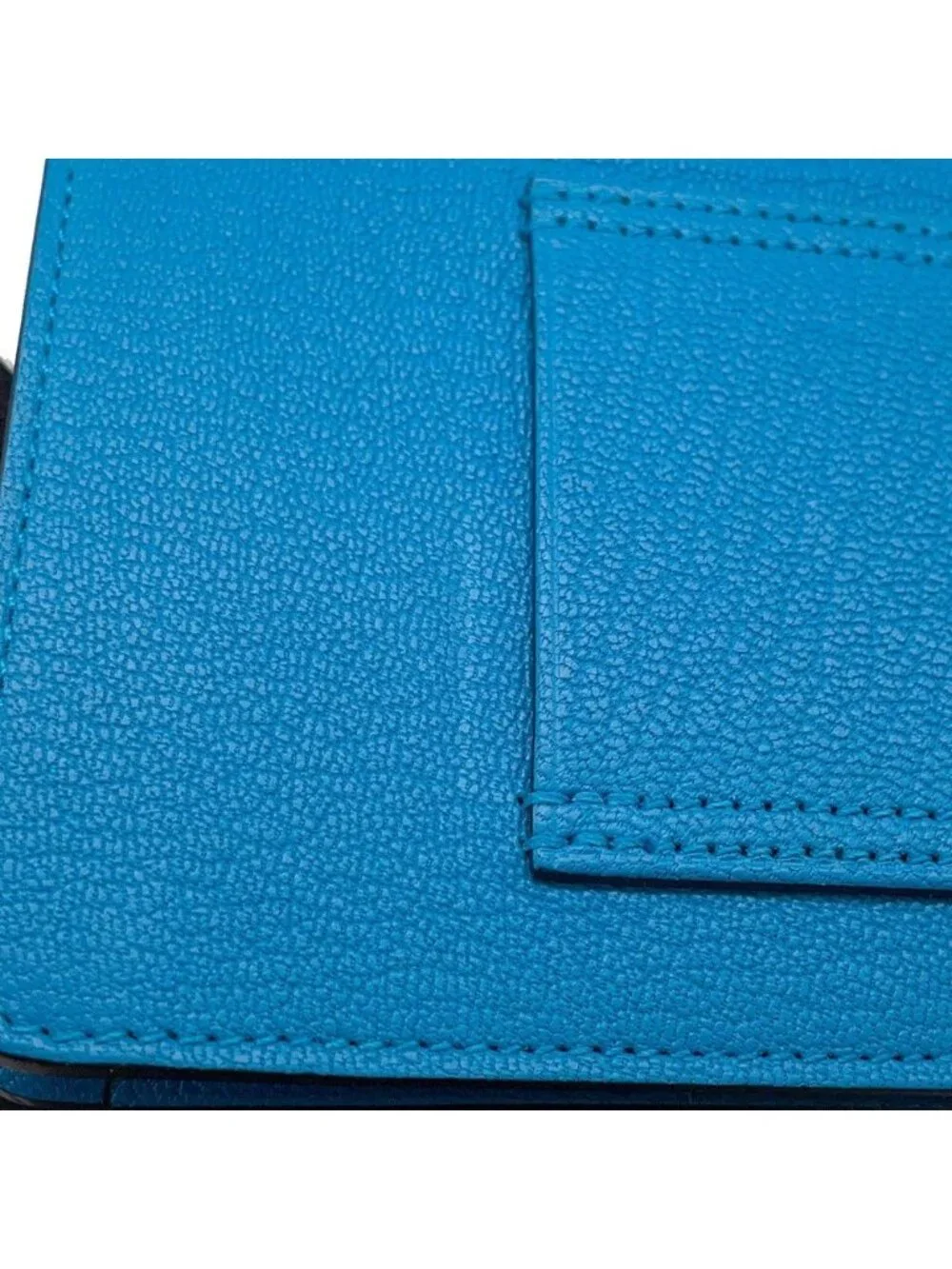 Hermes Wallet Roulis Slim Blue Frida Gold Chevre Misor